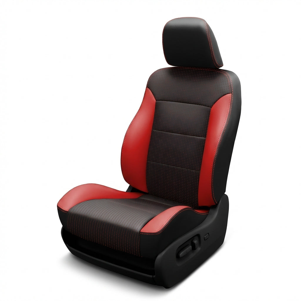 2006-2010 Mazda 5 Katzkin Seat Covers - Black Stitch – Leatherteck