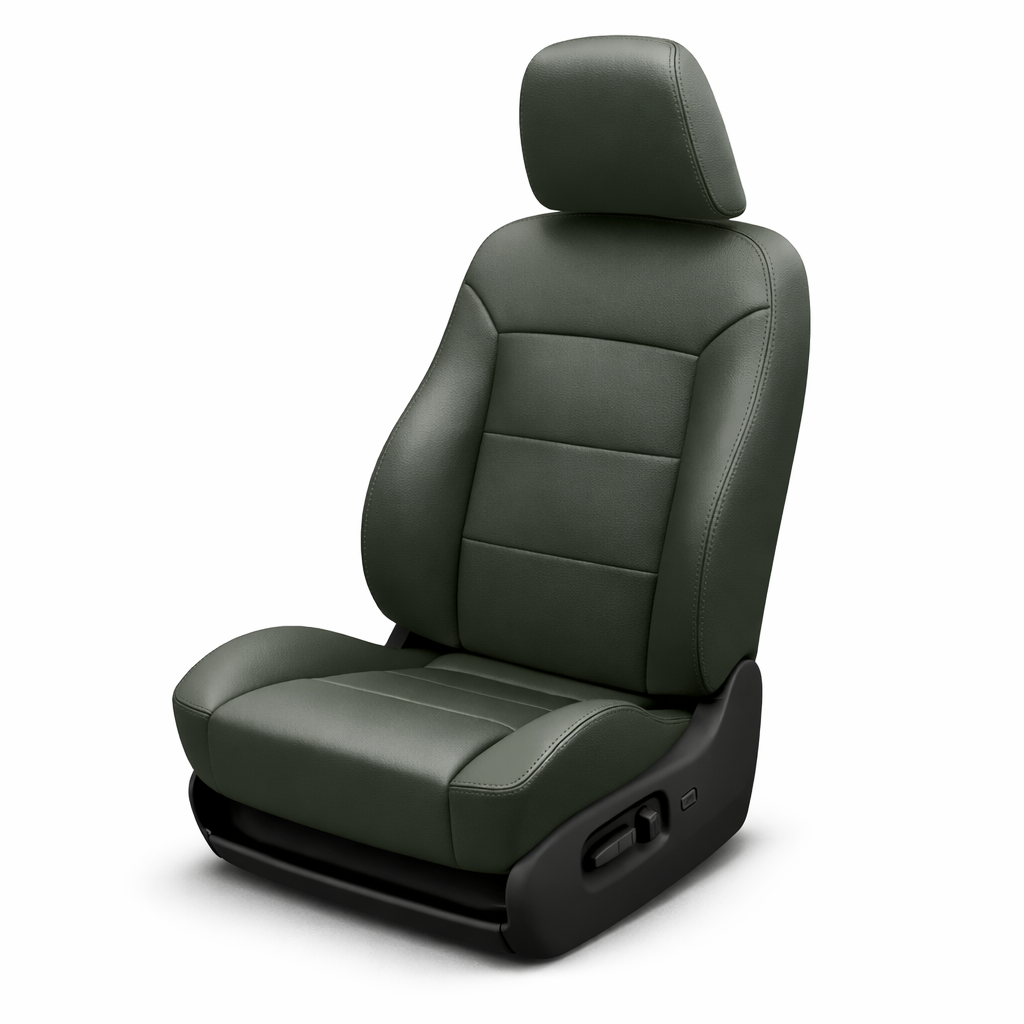 2003-2004 Pontiac Vibe Katzkin Leather Seat Cover Upholstery Kit – Dark Gray (F2)