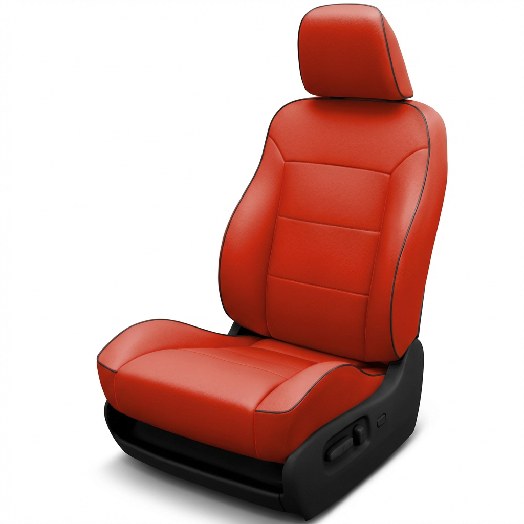Salsa Black car seat with headrest on a white background
