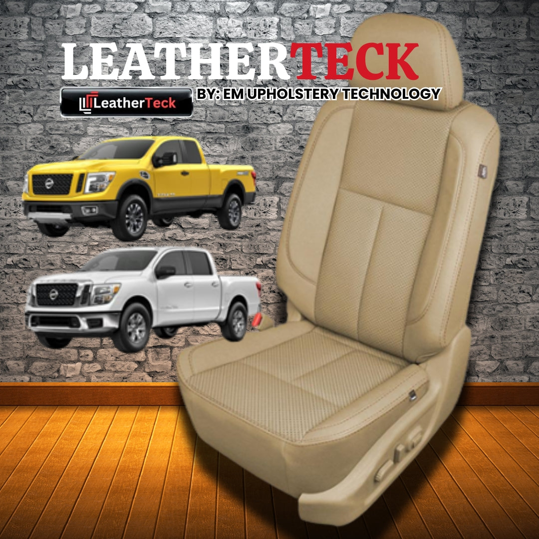 Katzkin Leather Seat Covers for 2016 - 2024 Nissan Titan F1283-231