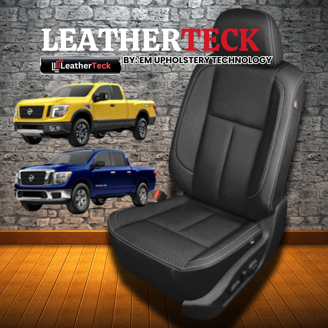 Katzkin Leather Seat Covers for 2016 - 2024 Nissan Titan F1283-100