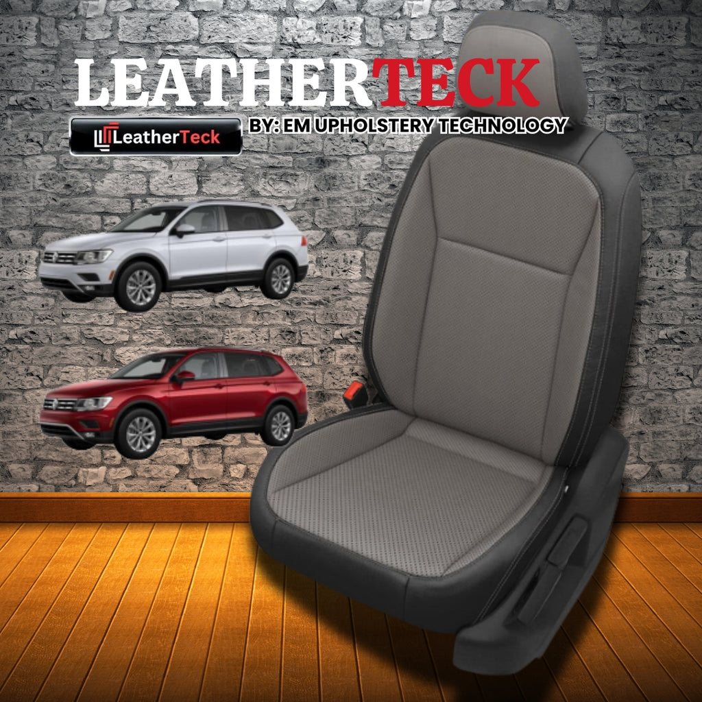 Katzkin Leather Seat Covers for 2018 - 2024 Volkswagen Tiguan K1267-100