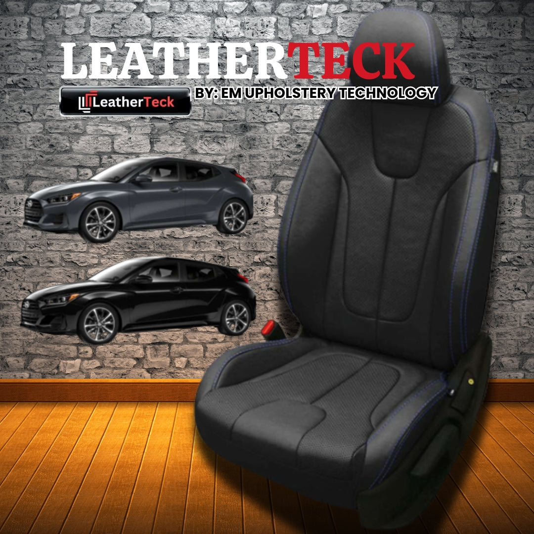 Katzkin Leather Seat Covers for 2019 Hyundai Veloster F1300-100