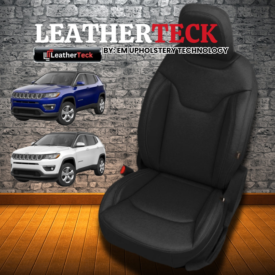 Katzkin Leather Seat Covers for 2018 - 2025 Jeep Compass F1106-100