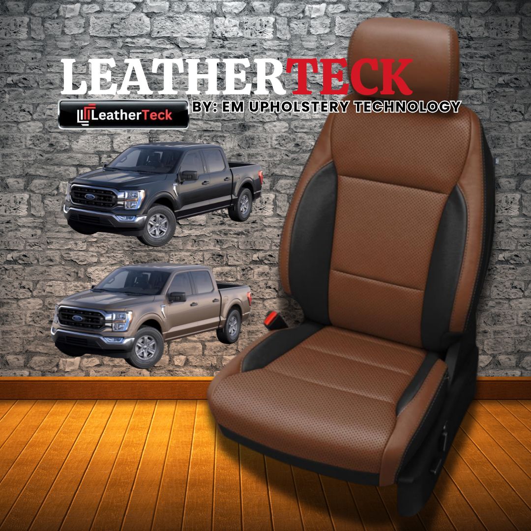 Katzkin Leather Seat Covers for 2021 - 2025 Ford F-150 K2651-100