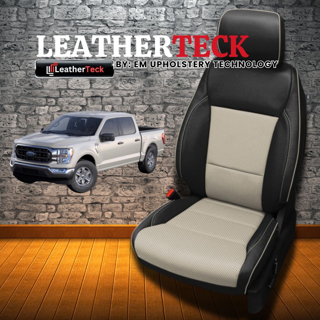 Katzkin Leather Seat Covers for 2021 - 2025 Ford F-150 K2673-100