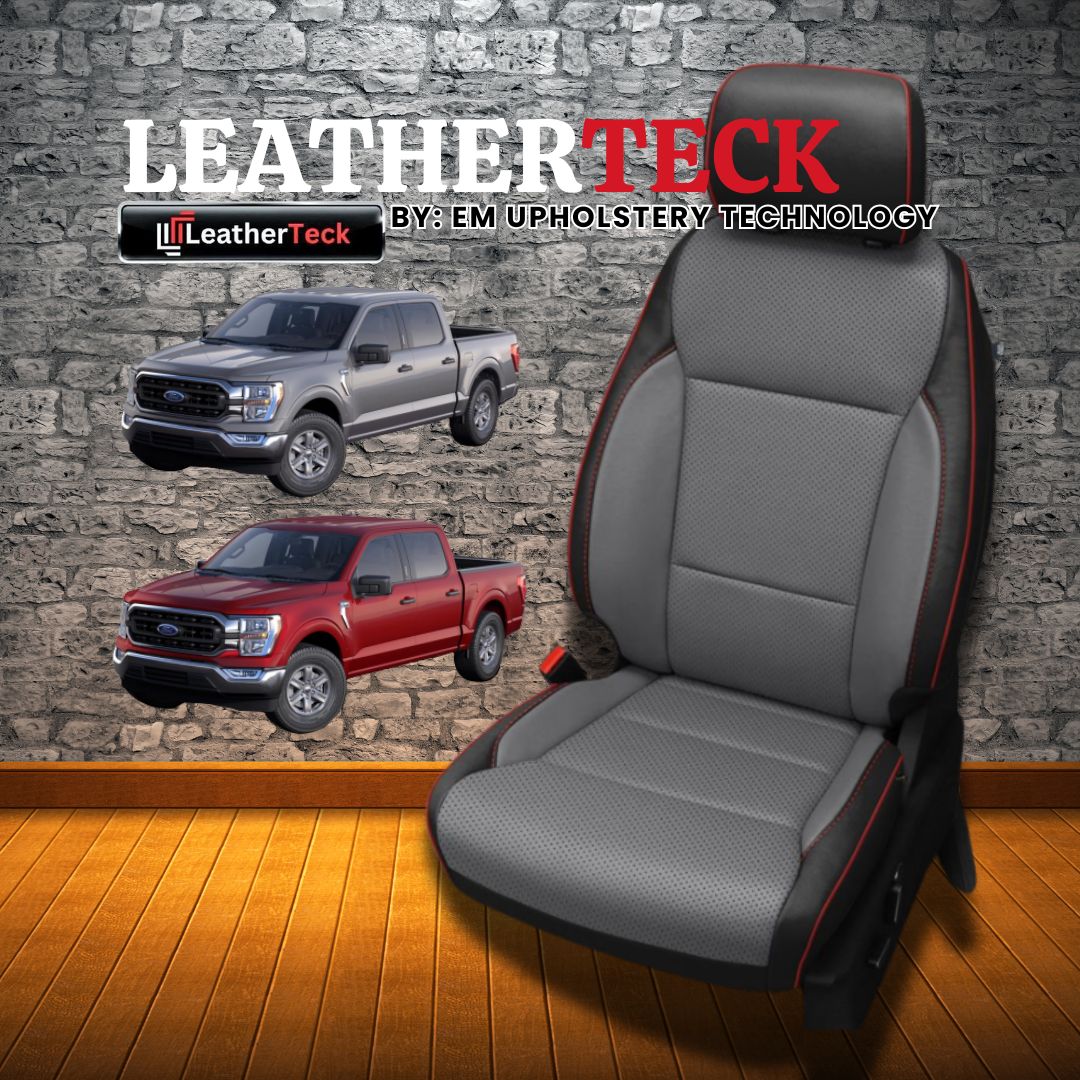 Katzkin Leather Seat Covers for 2021 - 2025 Ford F-150 K2649-100