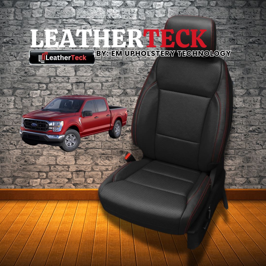 Katzkin Leather Seat Covers for 2021 - 2025 Ford F-150 K2647-100