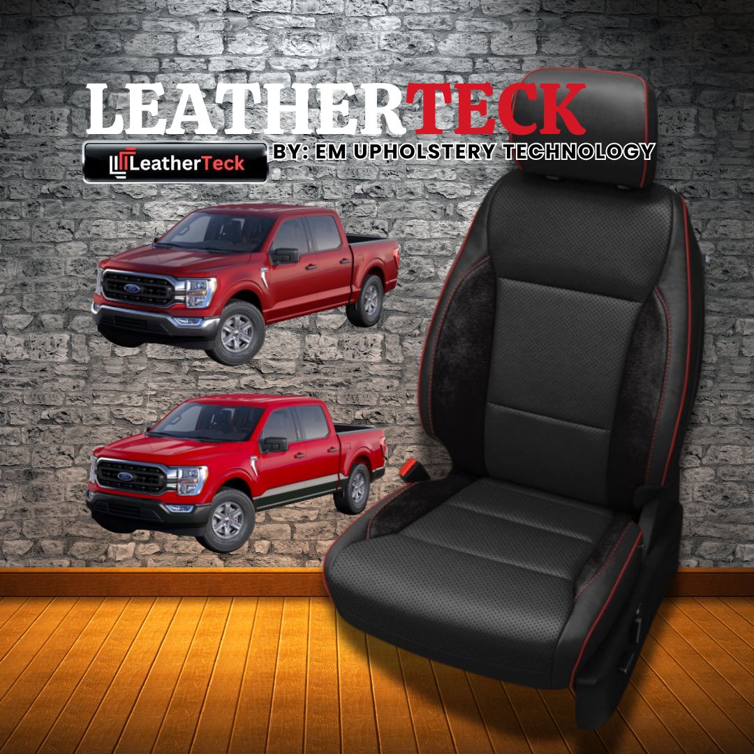 Katzkin Leather Seat Covers for 2021 - 2025 Ford F-150 K2648-100