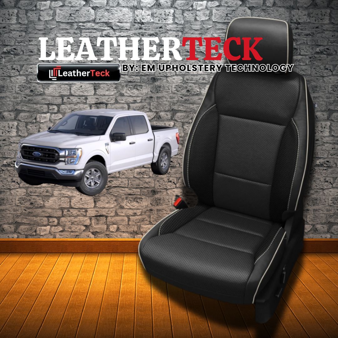 Katzkin Leather Seat Covers for 2021 - 2025 Ford F-150 K2671-100