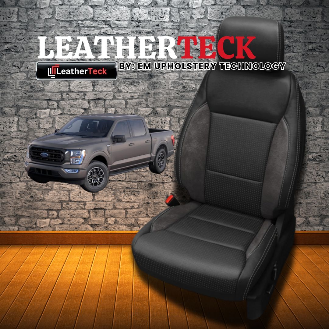 Katzkin Leather Seat Covers for 2021 - 2025 Ford F-150 K2675-100