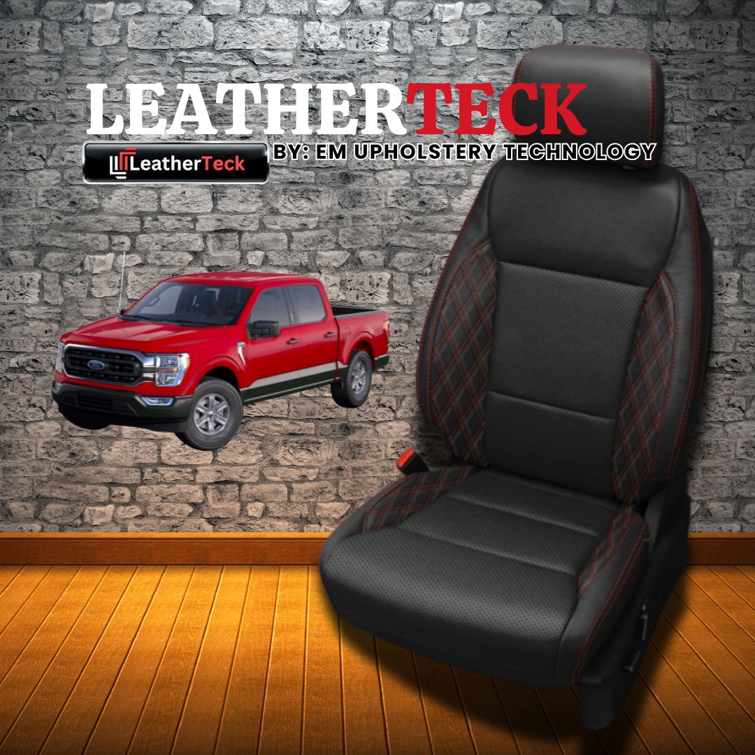 Katzkin Leather Seat Covers for 2021 - 2025 Ford F-150 K2747-100