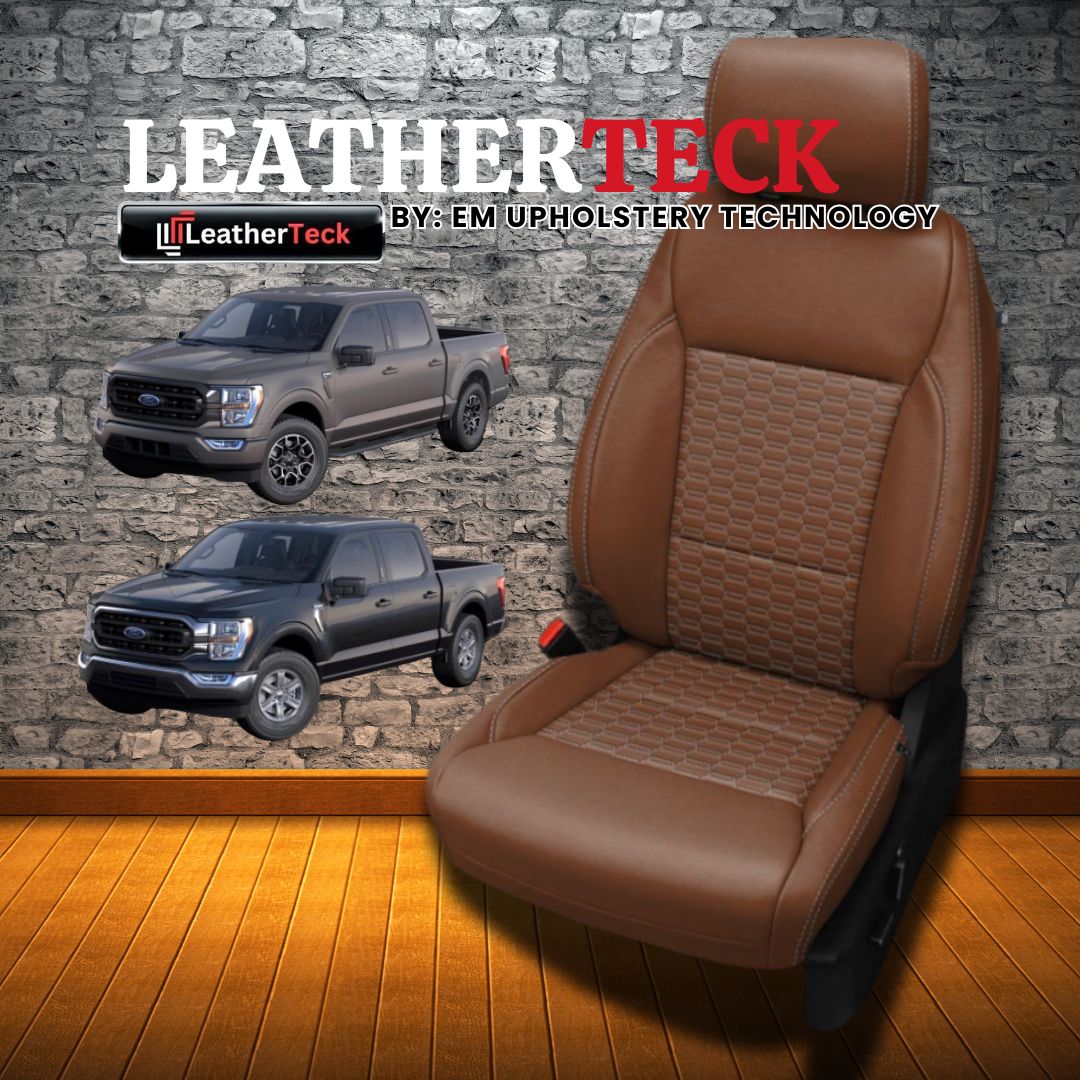 Katzkin Leather Seat Covers for 2021 - 2025 Ford F-150 K3053-222