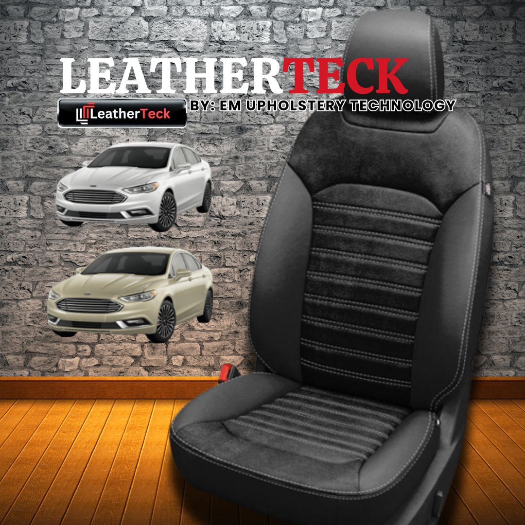 Katzkin Leather Seat Covers for 2017 - 2021 Ford Fusion K1758-100