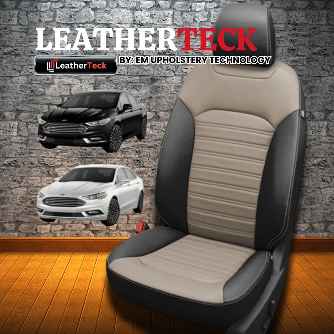 Katzkin Leather Seat Covers for 2017 - 2021 Ford Fusion K1748-100