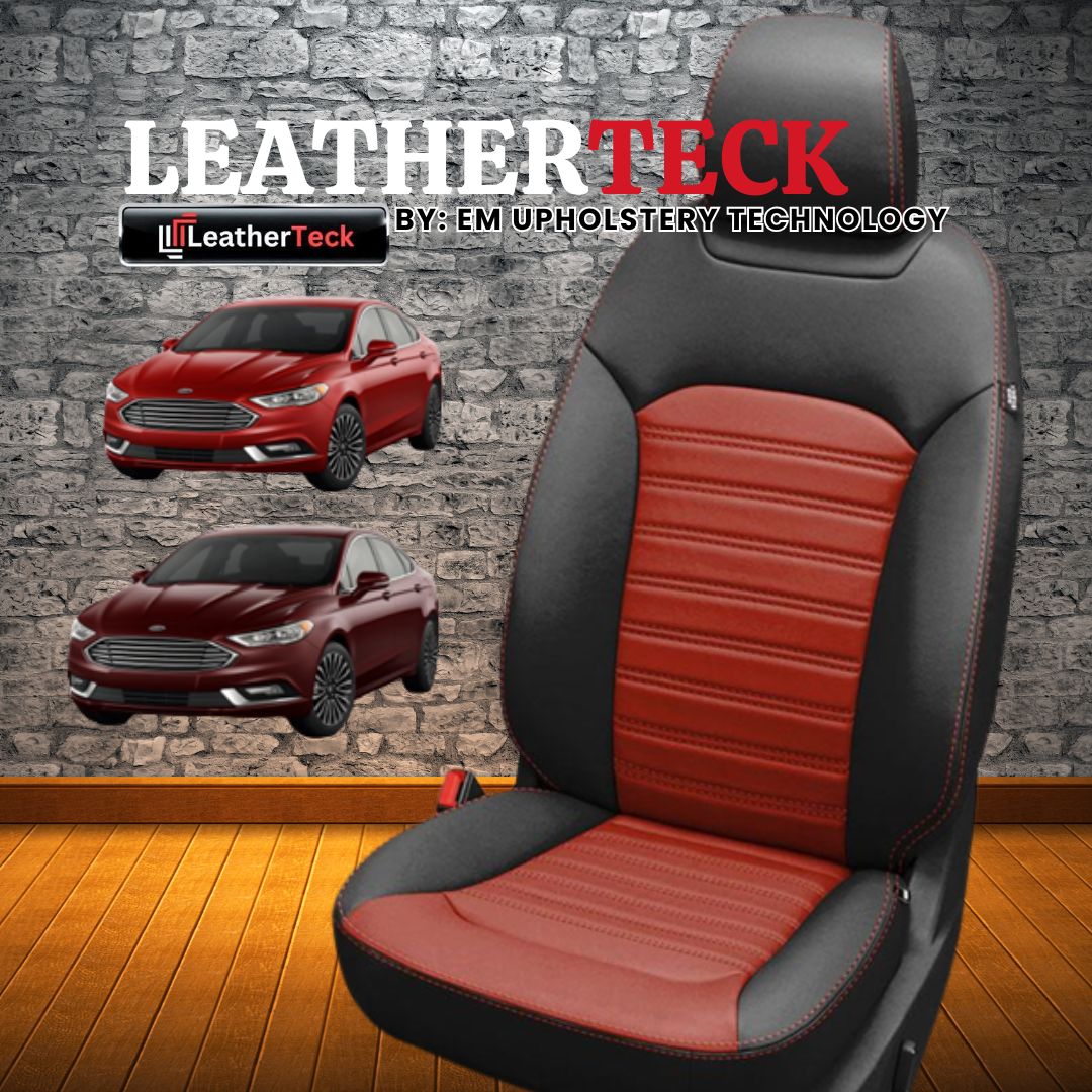 Katzkin Leather Seat Covers for 2017 - 2021 Ford Fusion K1756-100