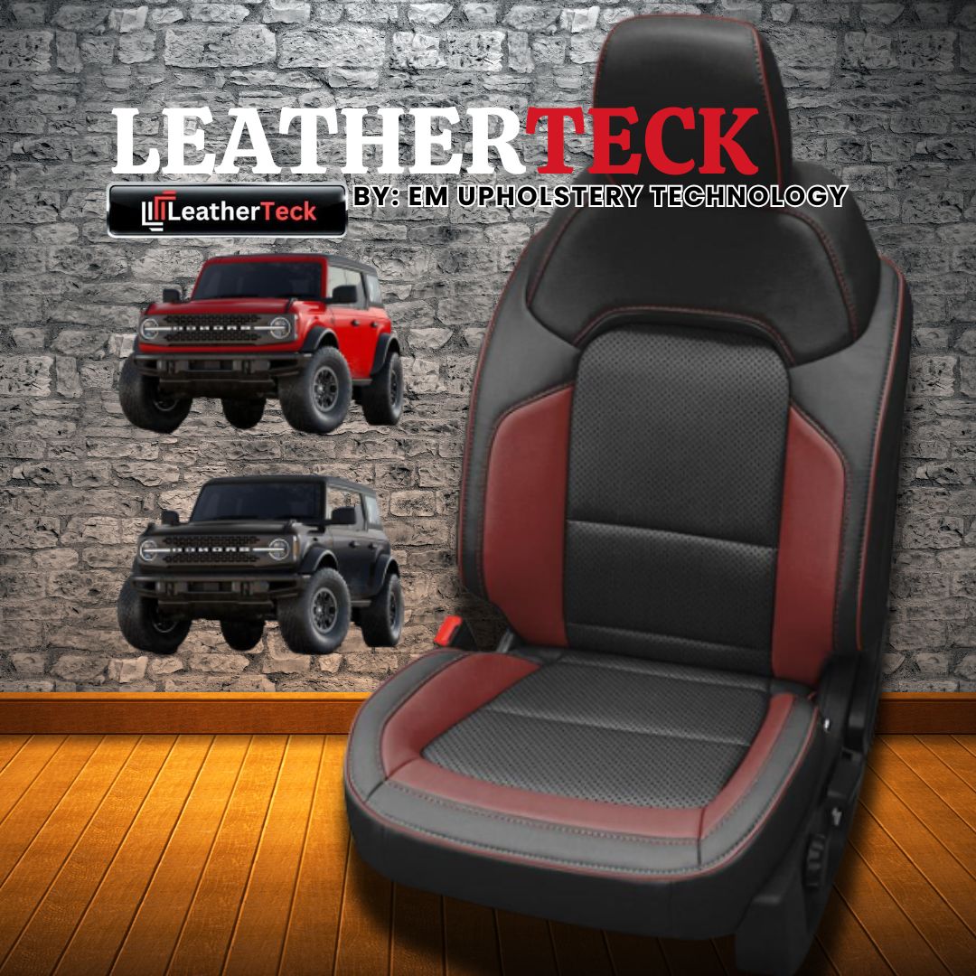 Katzkin Leather Seat Covers for 2021 - 2025 Ford Bronco K3132-265