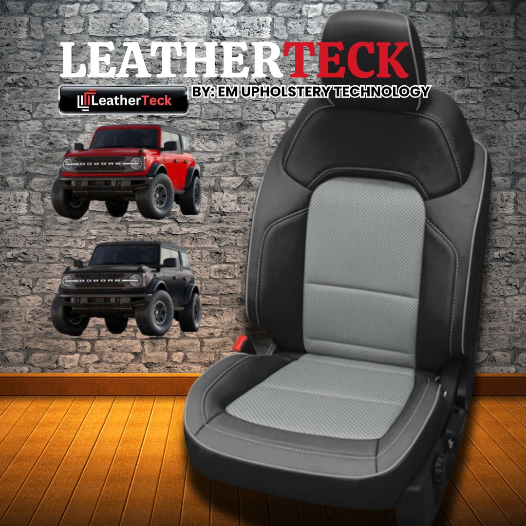 Katzkin Leather Seat Covers for 2021 - 2025 Ford Bronco K2972-100