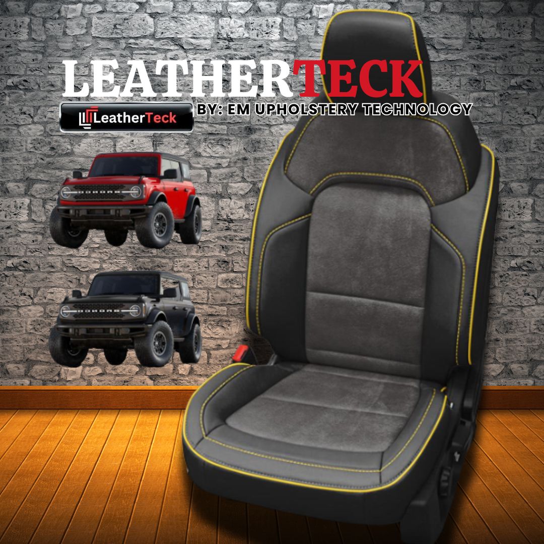 Katzkin Leather Seat Covers for 2021 - 2025 Ford Bronco K2975-100