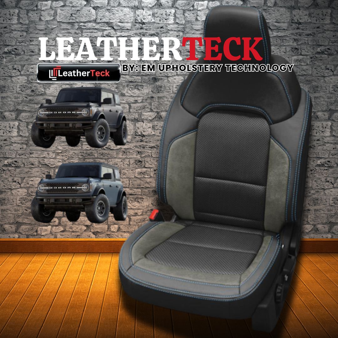 Katzkin Leather Seat Covers for 2021 - 2025 Ford Bronco K2971-100