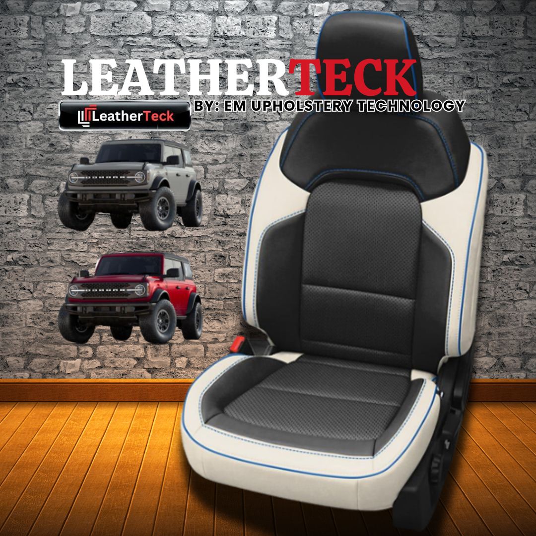 Katzkin Leather Seat Covers for 2021 - 2025 Ford Bronco K2973-120