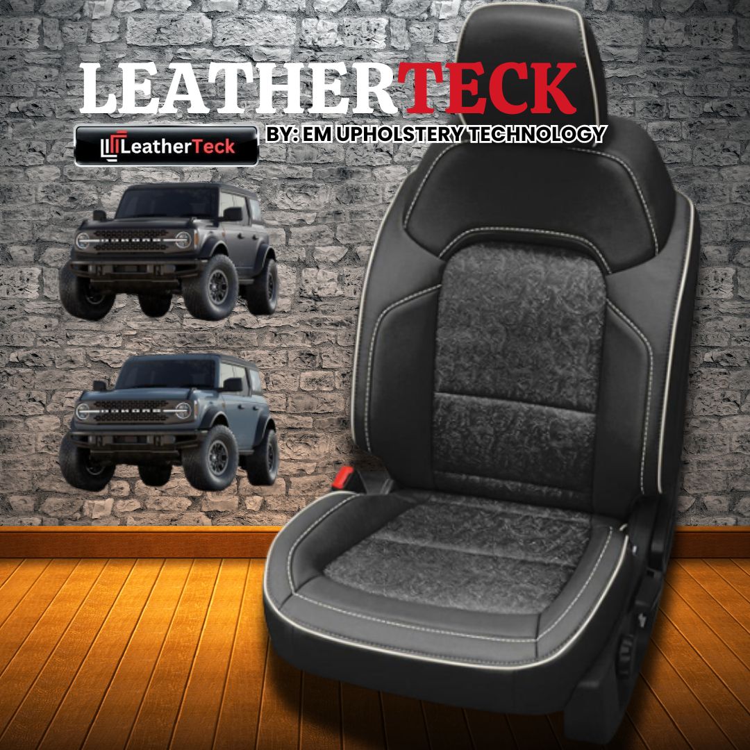 Katzkin Leather Seat Covers for 2021 - 2025 Ford Bronco K2973-100