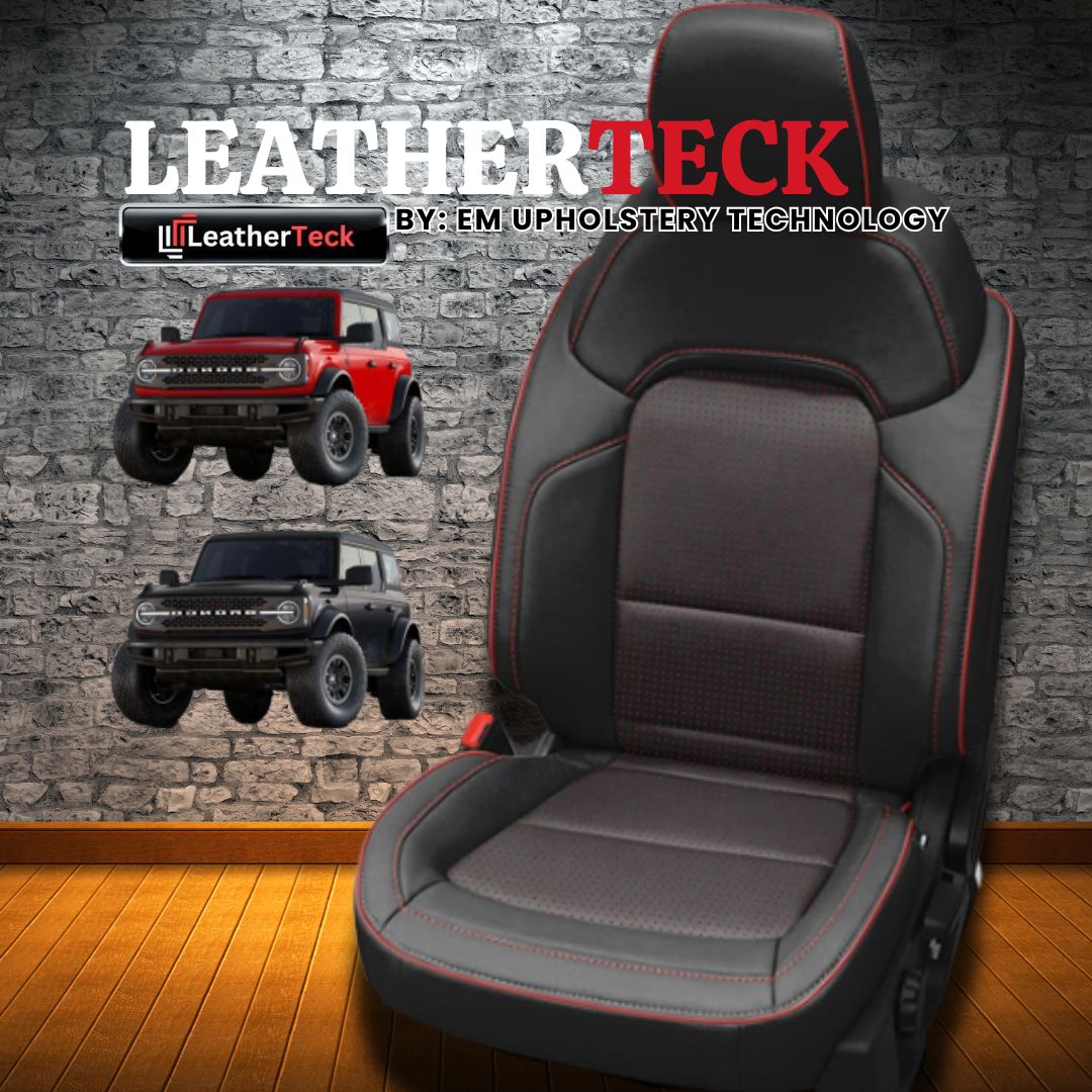 Katzkin Leather Seat Covers for 2021 - 2025 Ford Bronco K2976-100