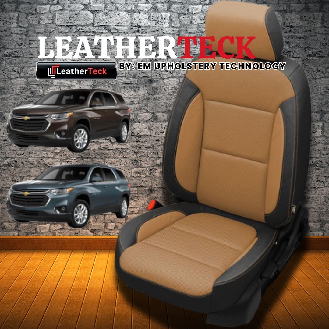 Katzkin Leather Seat Covers for 2018 - 2023 Chevrolet Traverse K1246-100