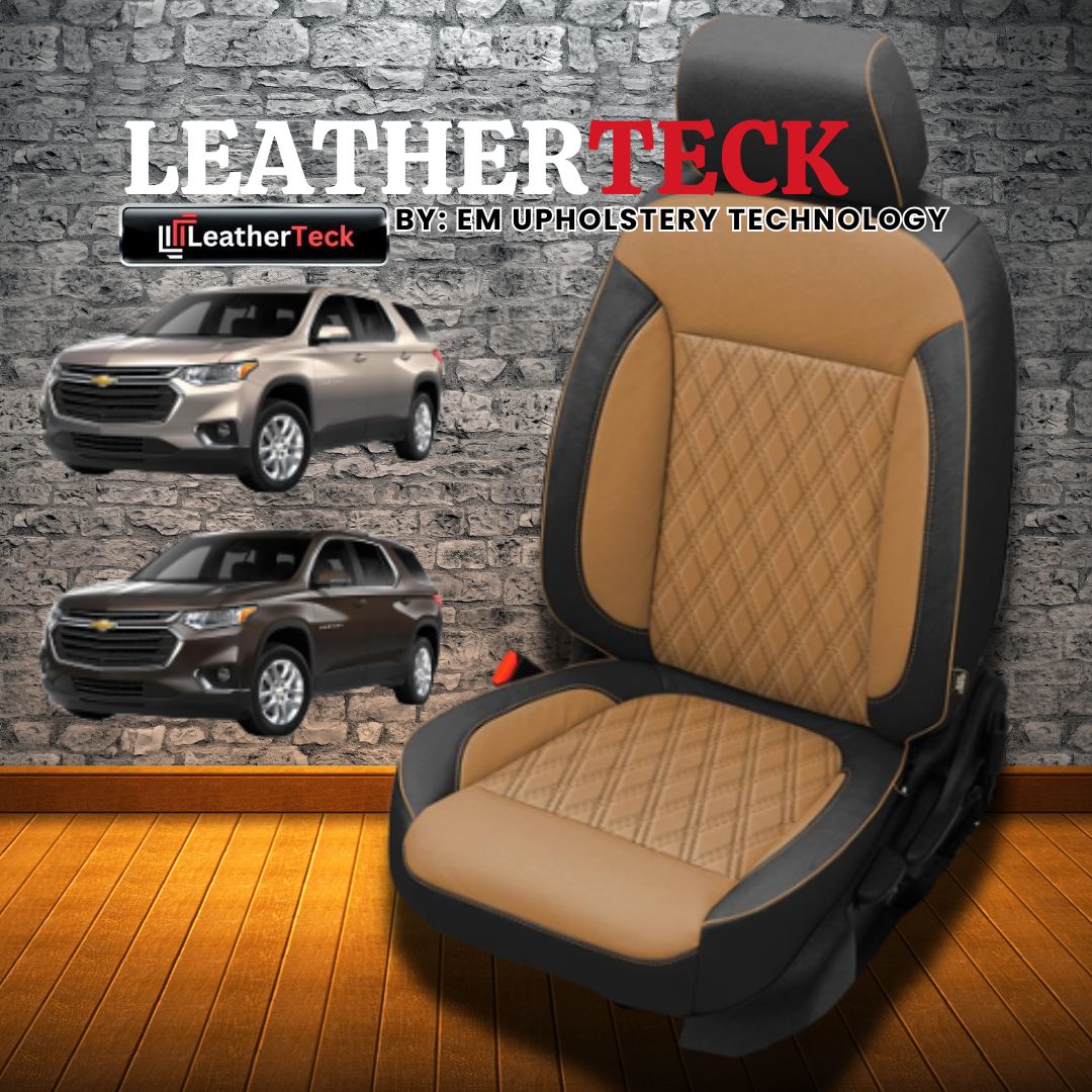 Katzkin Leather Seat Covers for 2018 - 2023 Chevrolet Traverse K1396-100