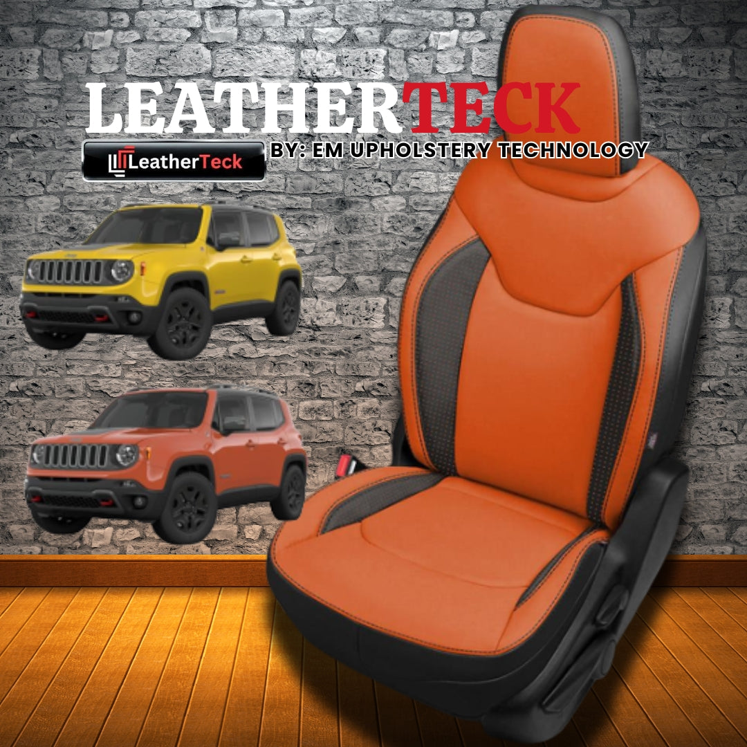 Katzkin Leather Seat Covers for 2015 - 2023 Jeep Renegade K1933-100