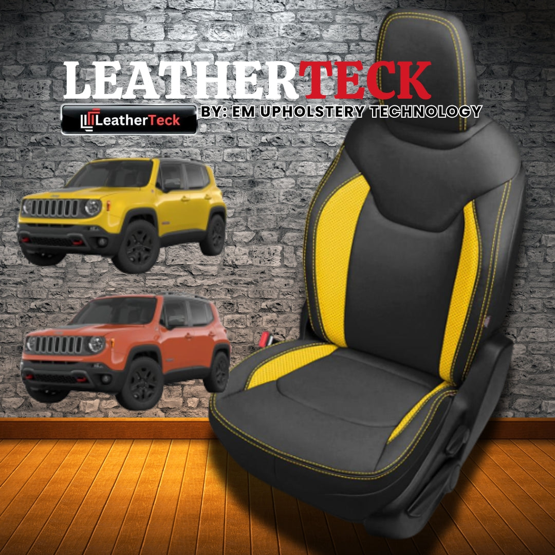 Katzkin Leather Seat Covers for 2015 - 2023 Jeep Renegade K1930-100