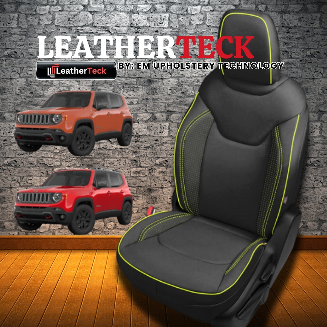Katzkin Leather Seat Covers for 2015 - 2023 Jeep Renegade K1937-100