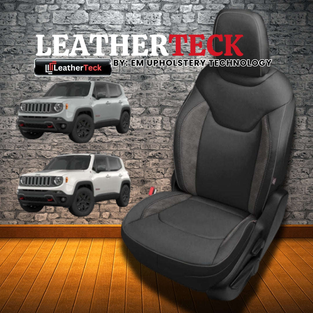 Katzkin Leather Seat Covers for 2015 - 2023 Jeep Renegade K1928-100