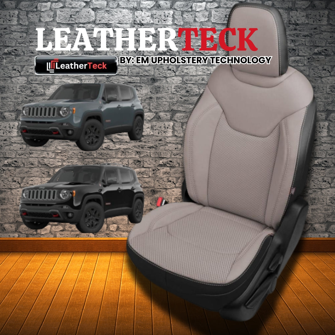 Katzkin Leather Seat Covers for 2015 - 2023 Jeep Renegade K1922-100