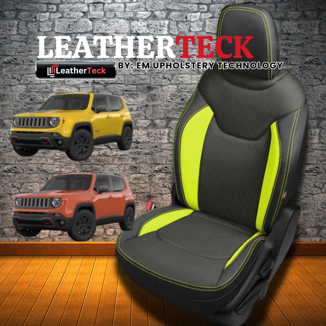 Katzkin Leather Seat Covers for 2015 - 2023 Jeep Renegade K1938-100