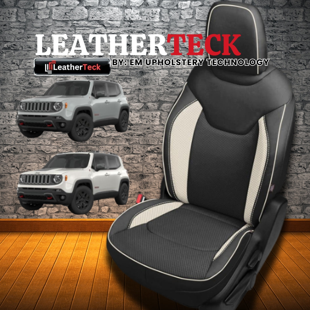 Katzkin Leather Seat Covers for 2015 - 2023 Jeep Renegade K1925-100