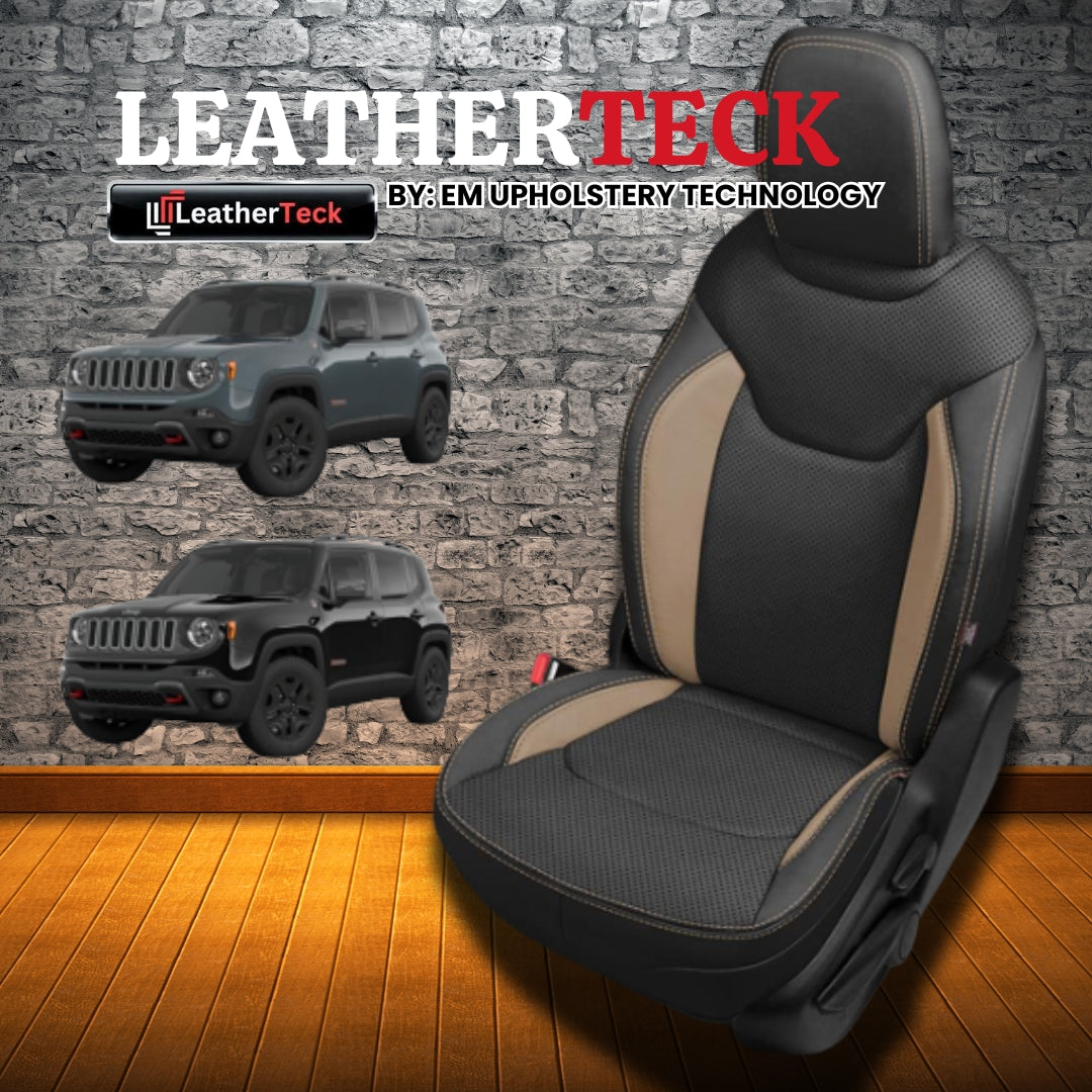 Katzkin Leather Seat Covers for 2015 - 2023 Jeep Renegade K1923-100