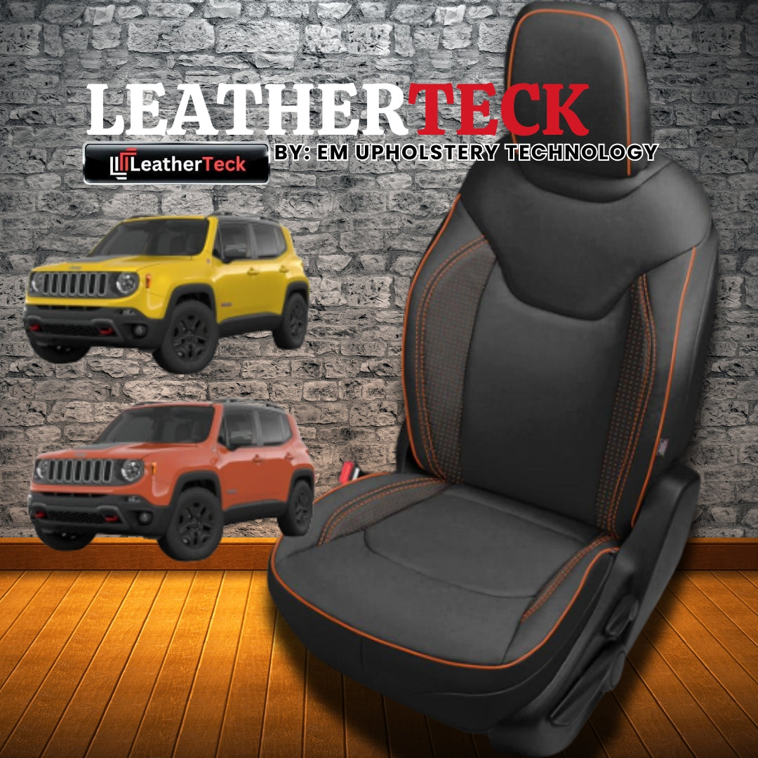 Katzkin Leather Seat Covers for 2015 - 2023 Jeep Renegade K1932-100