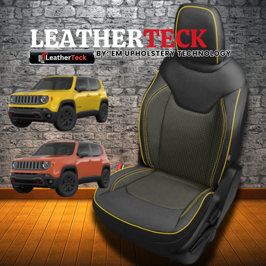 Katzkin Leather Seat Covers for 2015 - 2023 Jeep Renegade K1931-100
