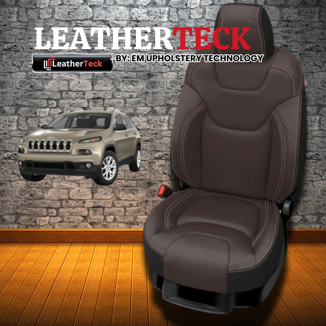 Katzkin Leather Seat Covers for 2018 - 2022 Jeep Cherokee K1353-100