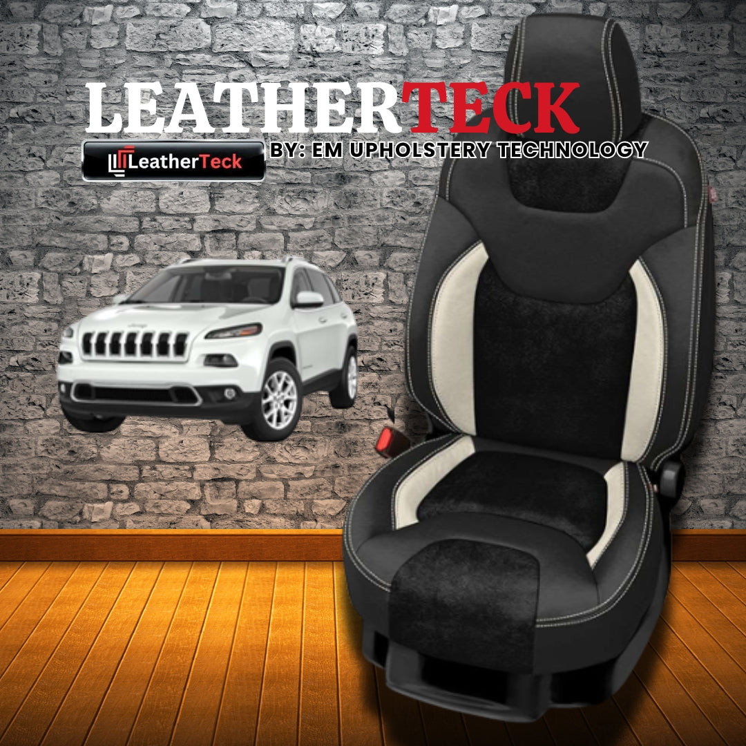 Katzkin Leather Seat Covers for 2018 - 2022 Jeep Cherokee K1359-100