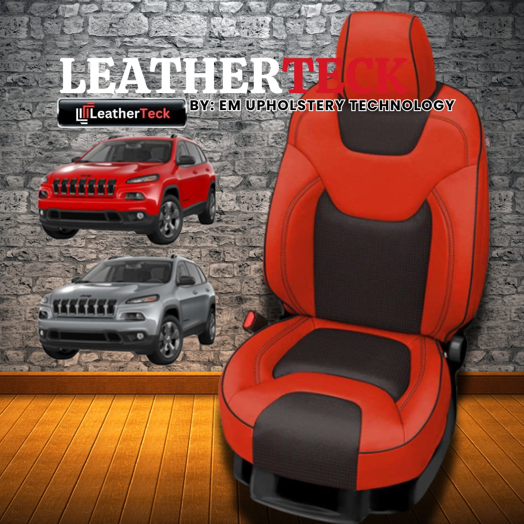 Katzkin Leather Seat Covers for 2018 - 2022 Jeep Cherokee K1352-240