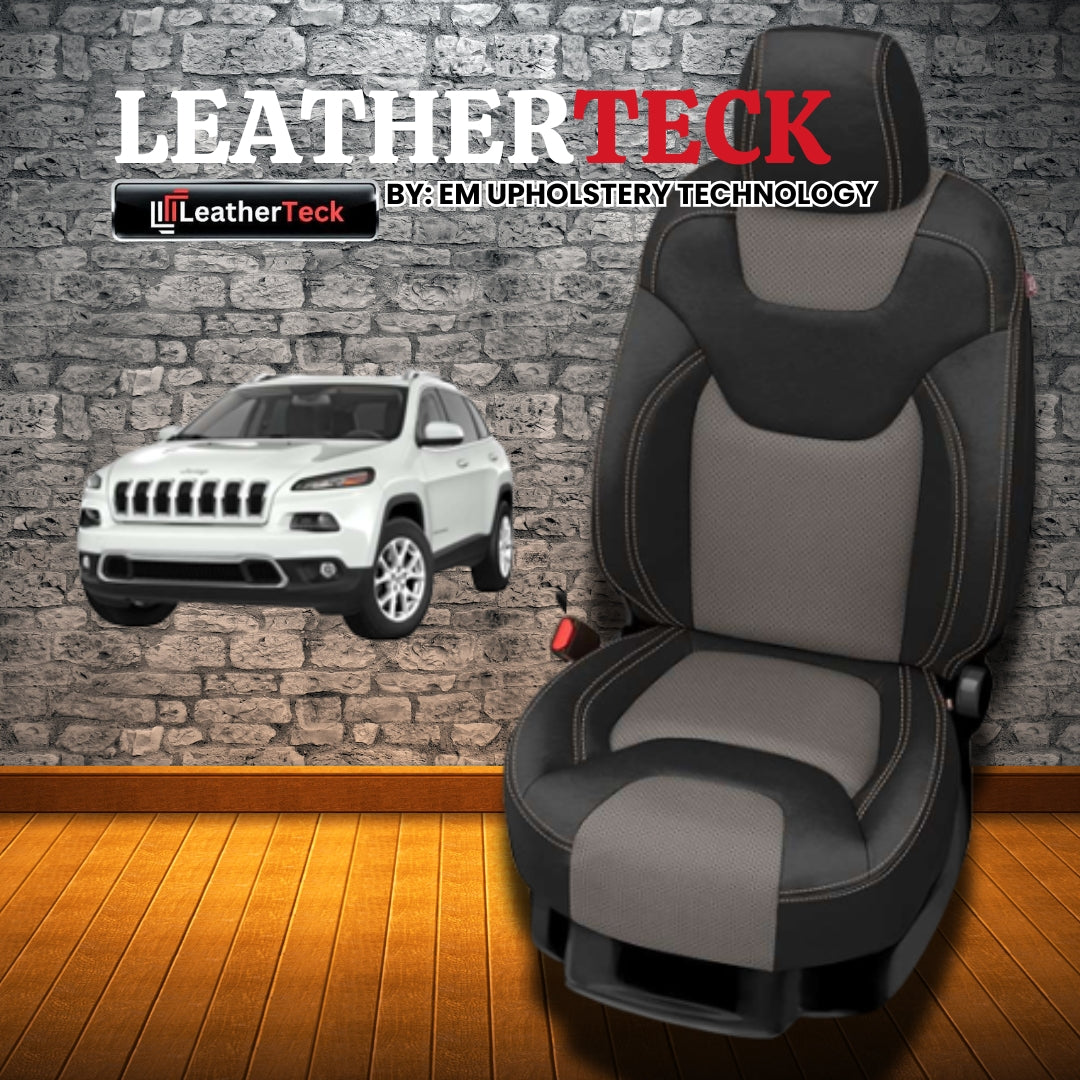 Katzkin Leather Seat Covers for 2018 - 2022 Jeep Cherokee K1352-100