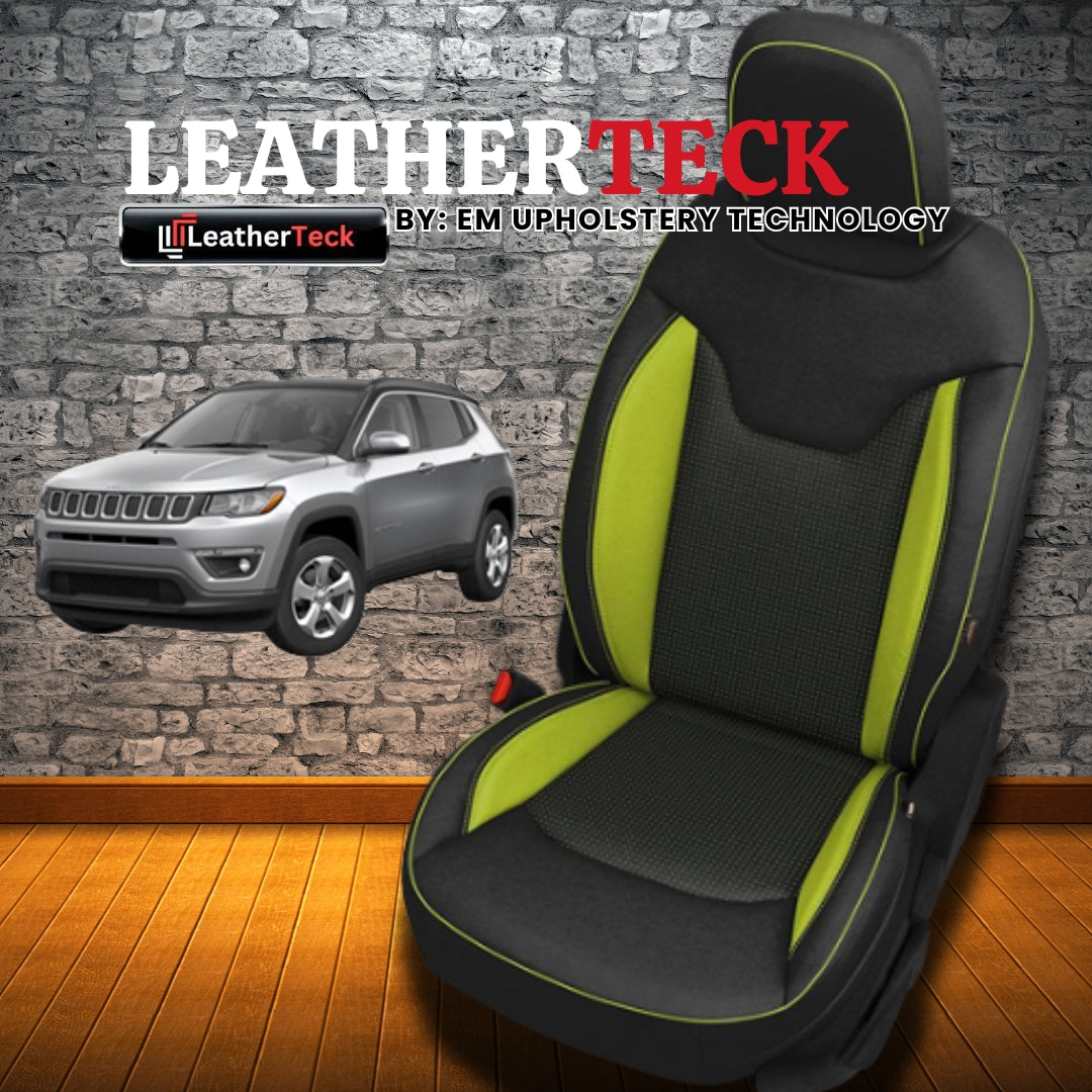 Katzkin Leather Seat Covers for 2018 - 2025 Jeep Compass K1116-100