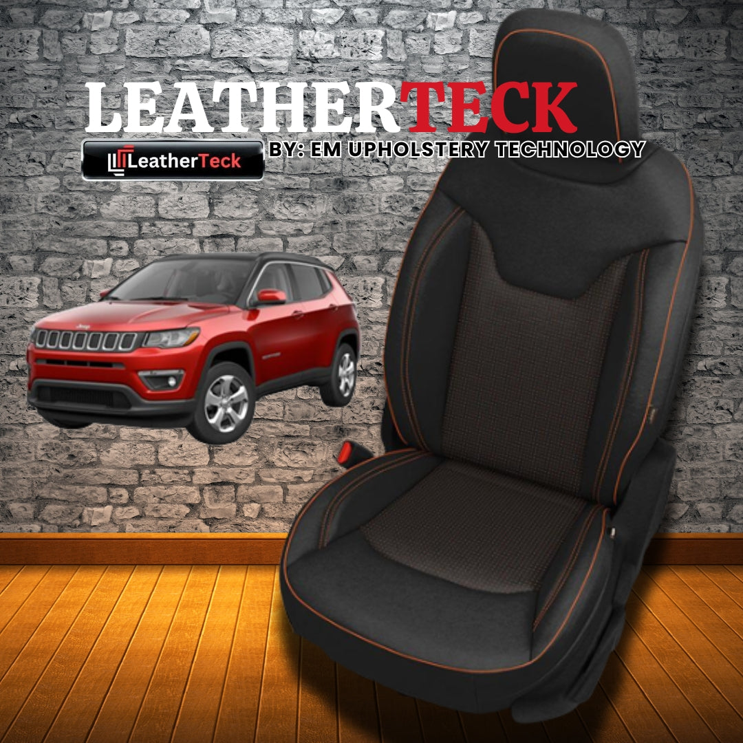 Katzkin Leather Seat Covers for 2018 - 2025 Jeep Compass K1110-100