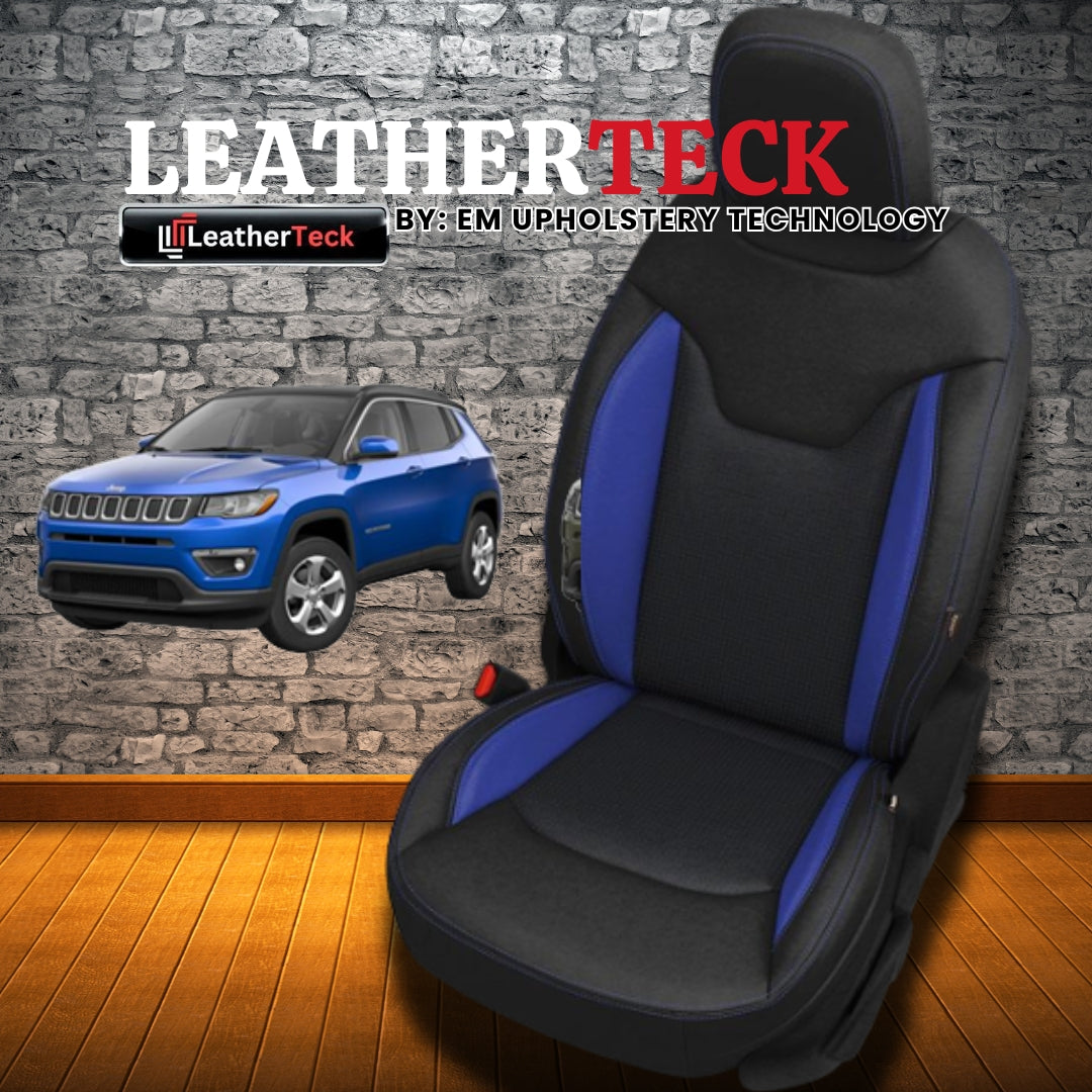 Katzkin Leather Seat Covers for 2018 - 2025 Jeep Compass K1115-100