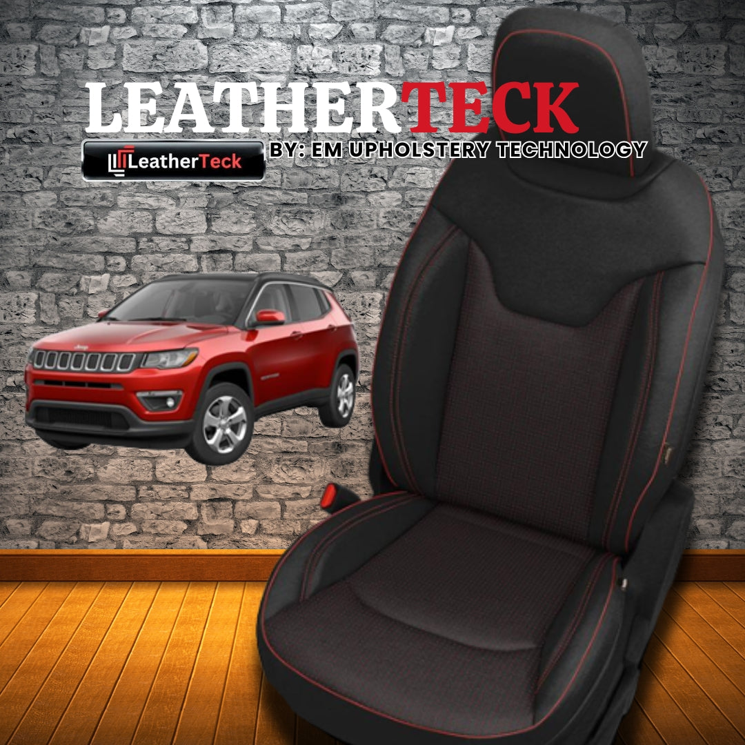 Katzkin Leather Seat Covers for 2018 - 2025 Jeep Compass K1117-100