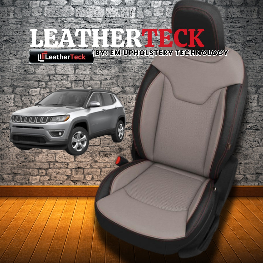 Katzkin Leather Seat Covers for 2018 - 2025 Jeep Compass K1107-100