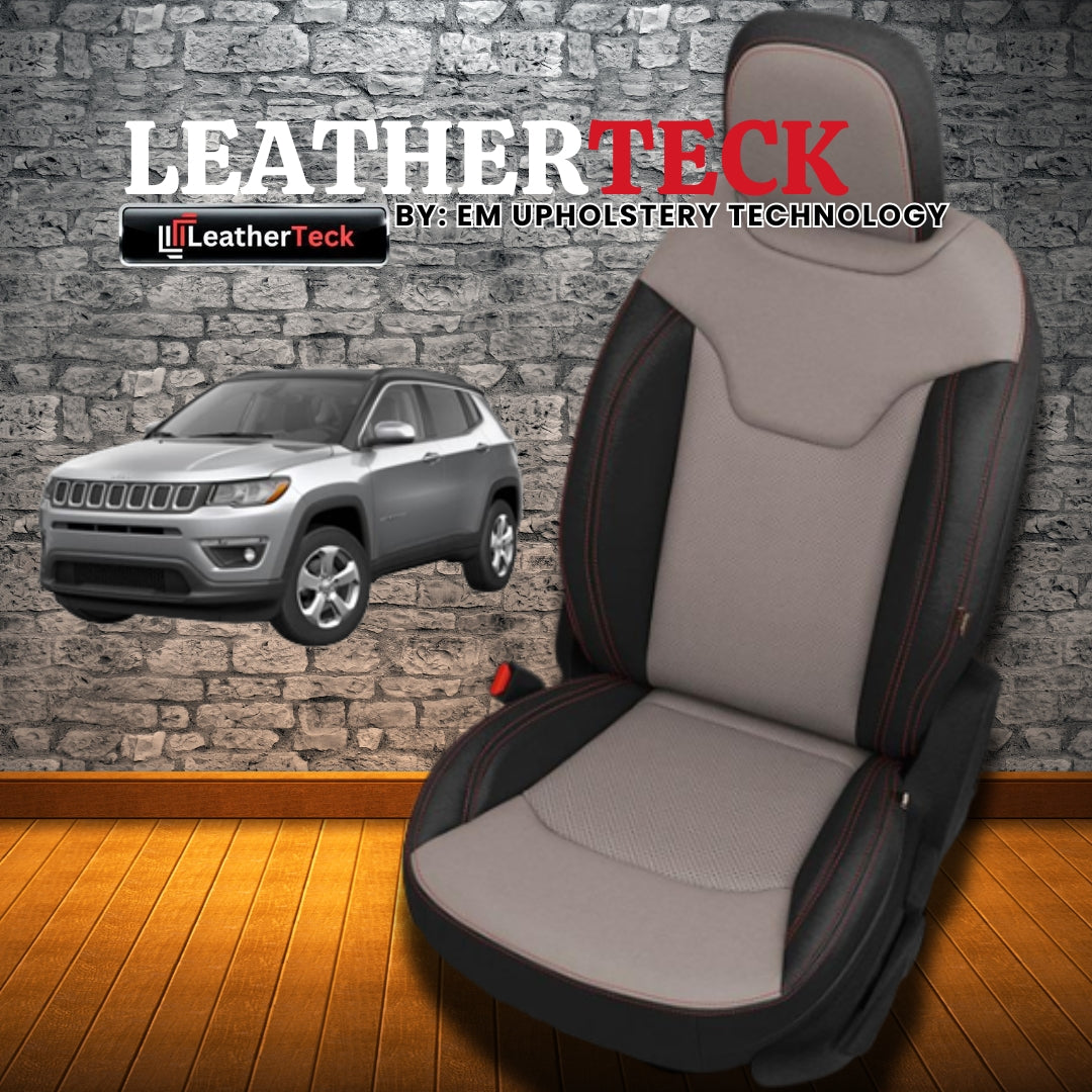 Katzkin Leather Seat Covers for 2018 - 2025 Jeep Compass K1106-100