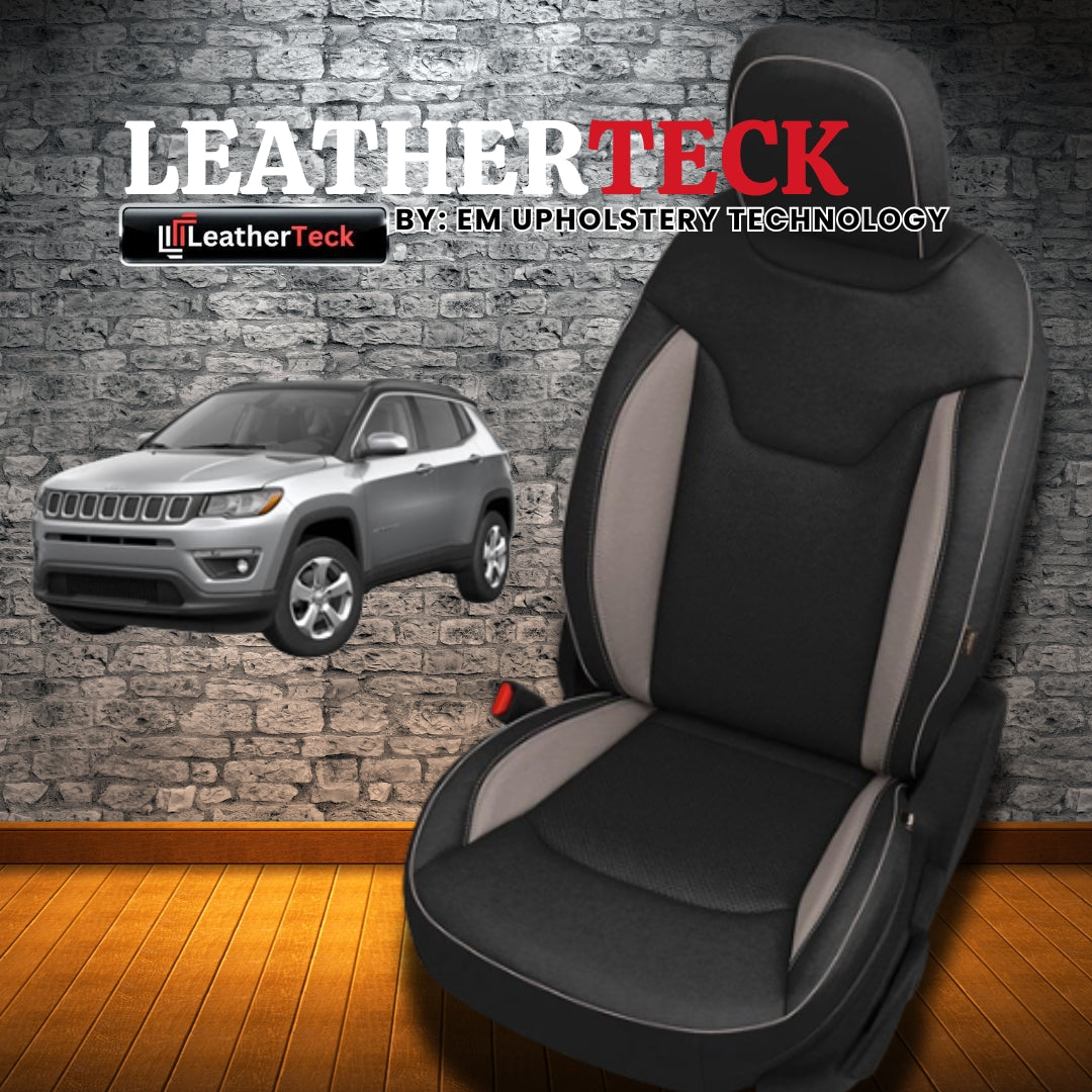 Katzkin Leather Seat Covers for 2018 - 2025 Jeep Compass K1112-100